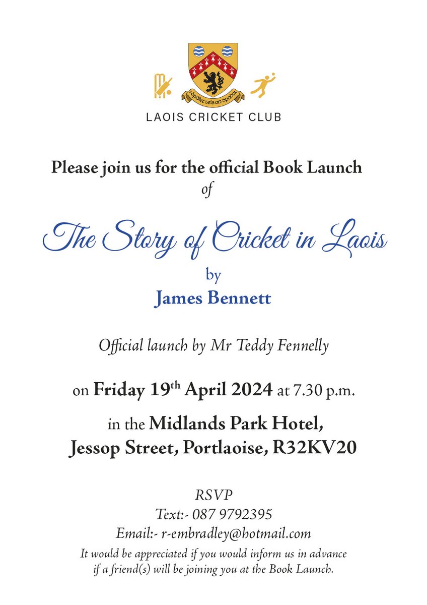 Cricket Leinster tweet media