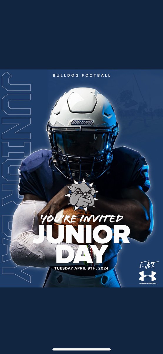Thank you for the invite to the <a href="/SWOSUFootball/">SWOSU Football</a> Junior Day! <a href="/_CoachLeyden/">Collin Leyden</a> <a href="/CoachJonClark/">Jon Clark</a> <a href="/coachrice_4/">Andrew Rice</a> <a href="/whsrooathletics/">Weatherford Athletics</a>