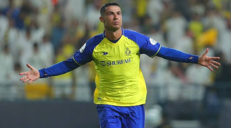 _AsiwajuLerry's tweet photo. Hattrick in his last match.
Hattrick in First half of the game today.

Cristiano Ronaldo. The Greatest there will ever be. 🐐 https://t.co/8kZpcC8vsB