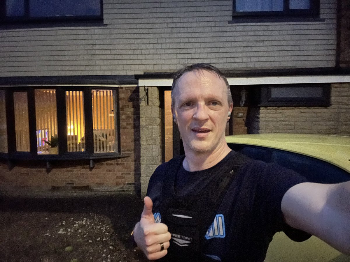 MikeBellSN's tweet photo. 10k run tonight in the rain (which was refreshing). As you know I’m training for my first marathon and If anyone wants to donate to @PAPYRUS_Charity then please go to the link in my bio. #SuicidePrevention #savesomeoneslife https://t.co/rg6gILOFDB