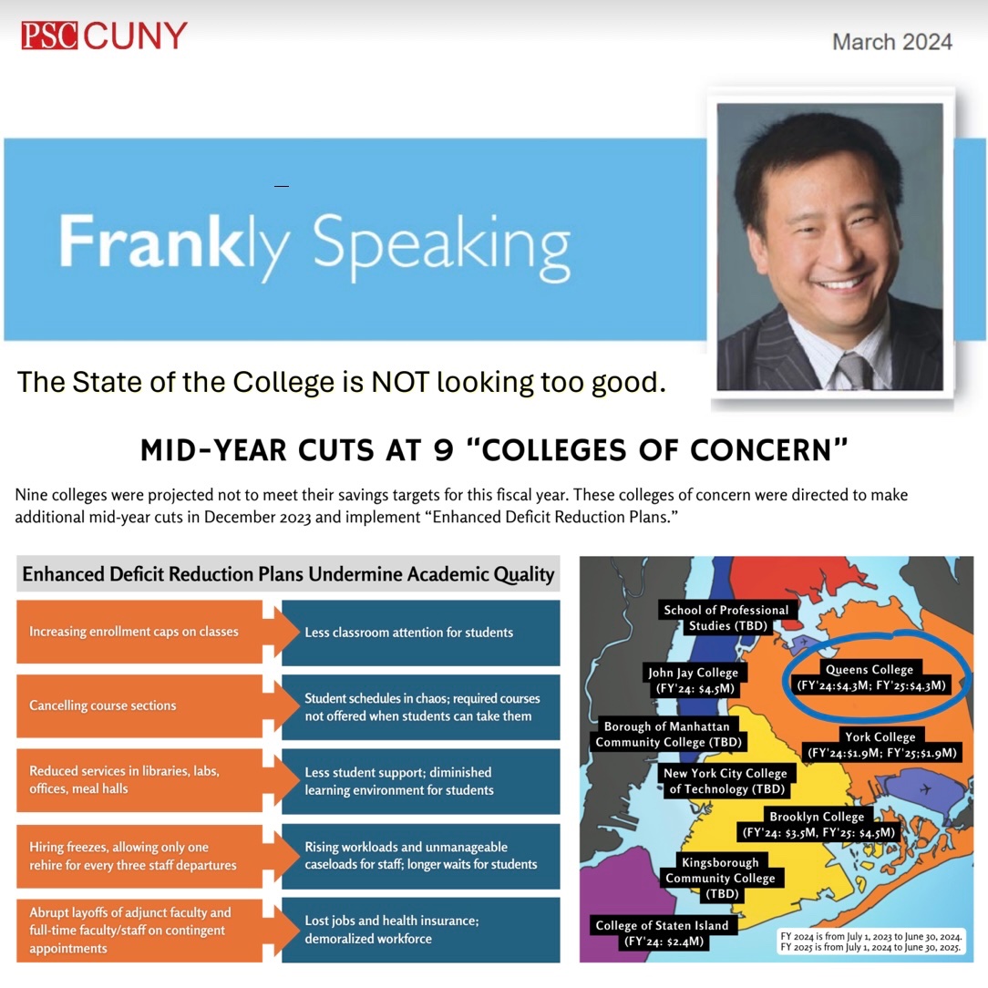 “Enhanced Deficit Reduction Plans” Undermine Academic Quality.

#AgainstAusterity #CareNotCuts #FixCUNY #FundCUNY #InvestInCUNY #APeoplesCUNY