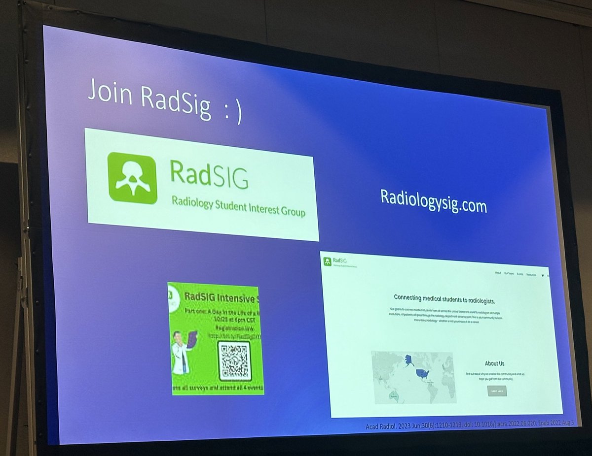 Thank you to Dr. Christopher Straus from @UChiPritzker @UChicagoRADS sharing about #RadiologySIG at #AUR24! #futureradres #radiology @AMSERRads