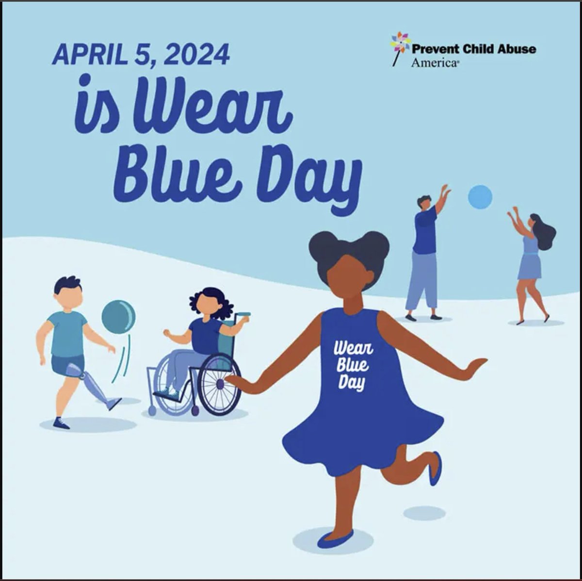 April is #ChildAbusePreventionMonth. During this month, we recognize the importance of #communities working together to help families thrive. Join us in wearing blue on Friday, April 5, to raise awareness. We can all do our part to help keep children safe. #CAPMonth2024