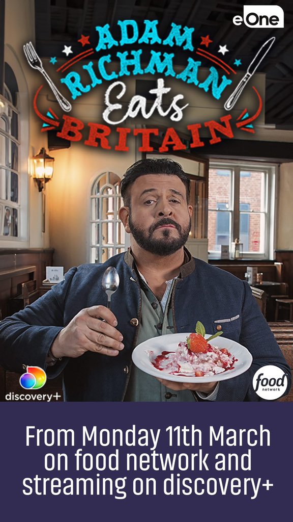 Thank you so much! It was an absolute blast making #AdamRichmanEatsBritain 

The #Eton episode has incredible food, and maybe the best bar snack ever?

See ya next Monday!!!!