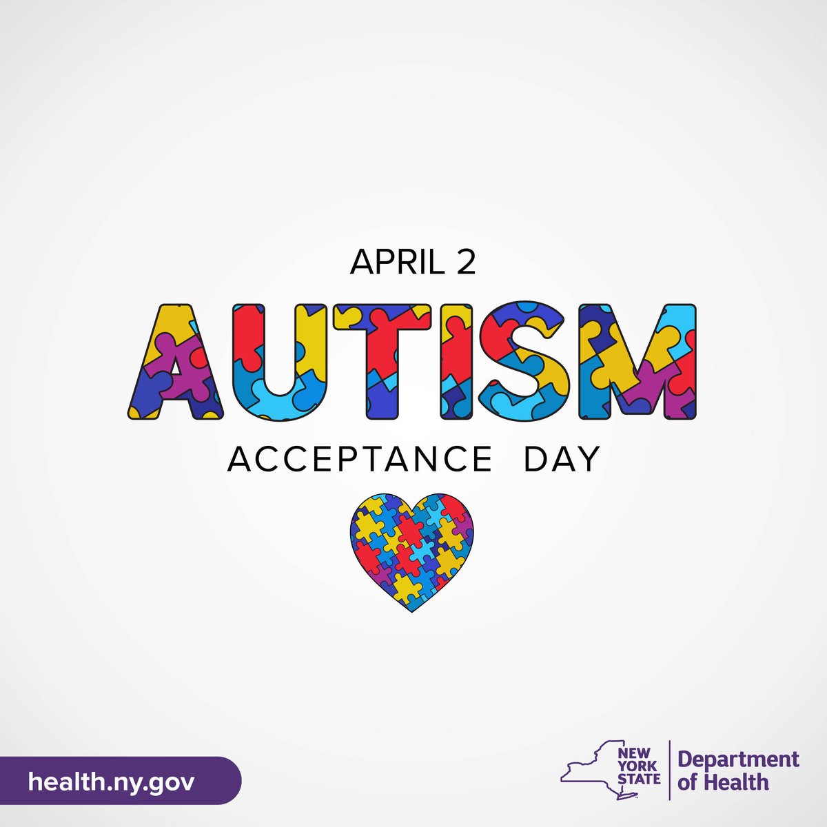 I am a proud father of two wonderful sons with autism. I am a better man, father and physician because of the profound impact they have had on me. Read my statement in support of Autism Acceptance Day: health.ny.gov/press/releases…