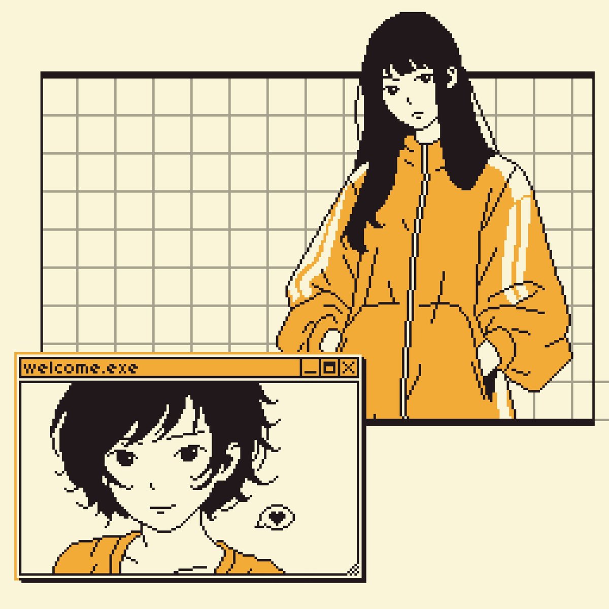 lumeish's tweet image. a message from your best friend.
#pixelart #2bit