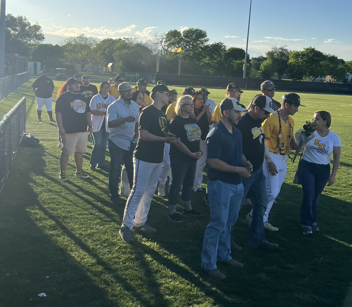 _ECAthletics's tweet photo. Senior Night for @_ECBaseball! So much love, so much support! Thank you Seniors! #WeAreEC https://t.co/Um8f8SZtLl