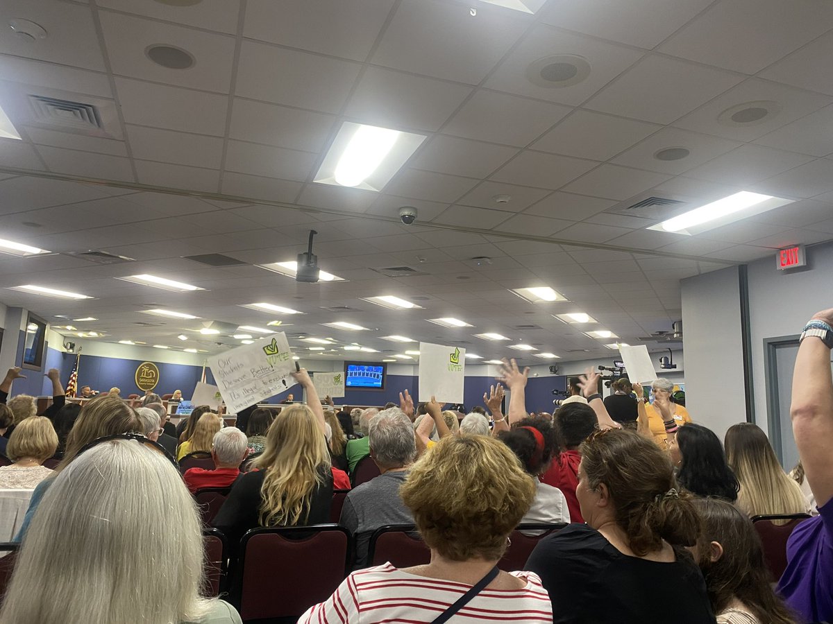 zander moricz (@zandermoricz) on Twitter photo tonight: the EIGHTH consecutive <a href="/sarasotaschools/">Sarasota Schools</a> board meeting in which the majority of the community called on Bridget Ziegler to resign. š to everyone who stayed for 3+ hours tonight: the EIGHTH consecutive <a href="/sarasotaschools/">Sarasota Schools</a> board meeting in which the majority of the community called on Bridget Ziegler to resign. š to everyone who stayed for 3+ hours