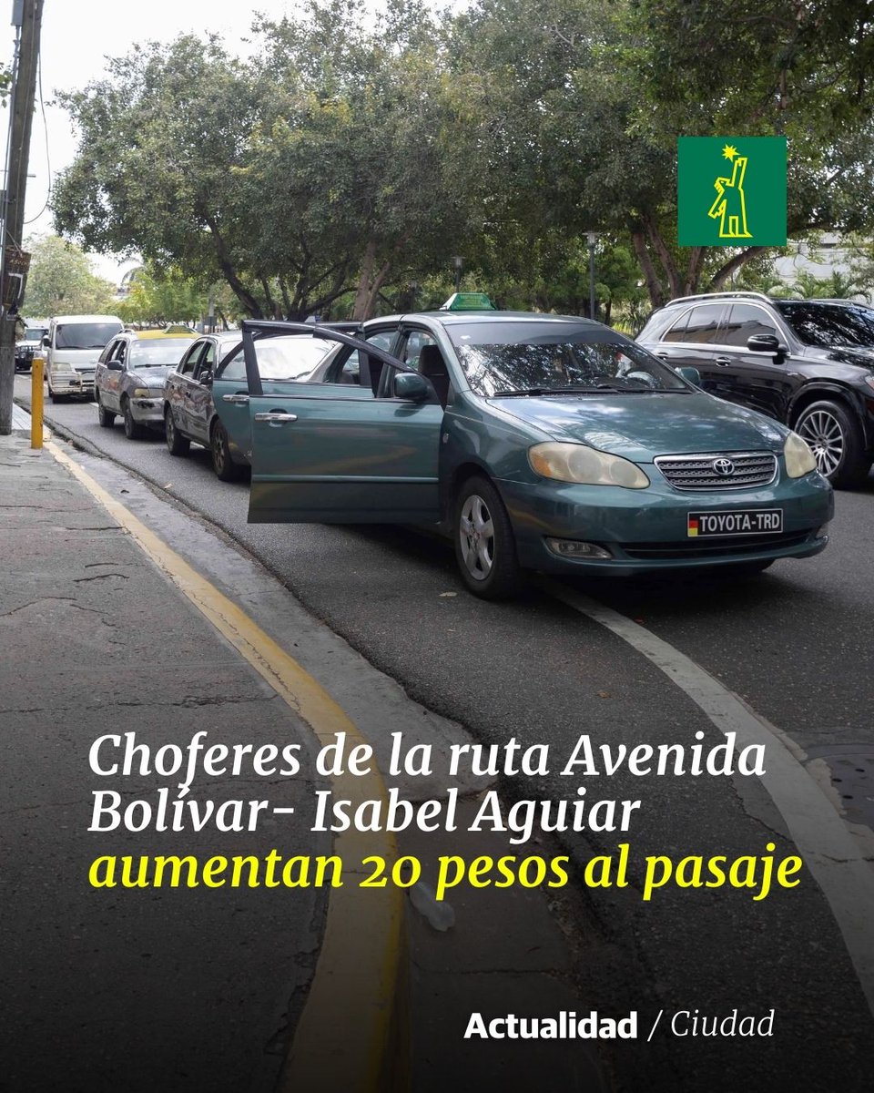 🚌|#CiudadDL| De 50 pesos lo llevaron a 70 pesos de manera unilateral

🔗ow.ly/O8rB50R75Kv

#DiarioLIbre #Choferes #RutaBolívarIsabelAguiar #AumentodePasaje