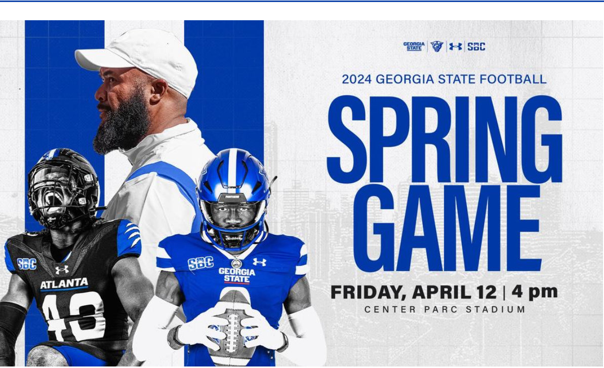 “On the Road with Sportsvisions” will be at Center Park Stadium for the Georgia State University Panthers Spring Game Friday, April 12th…