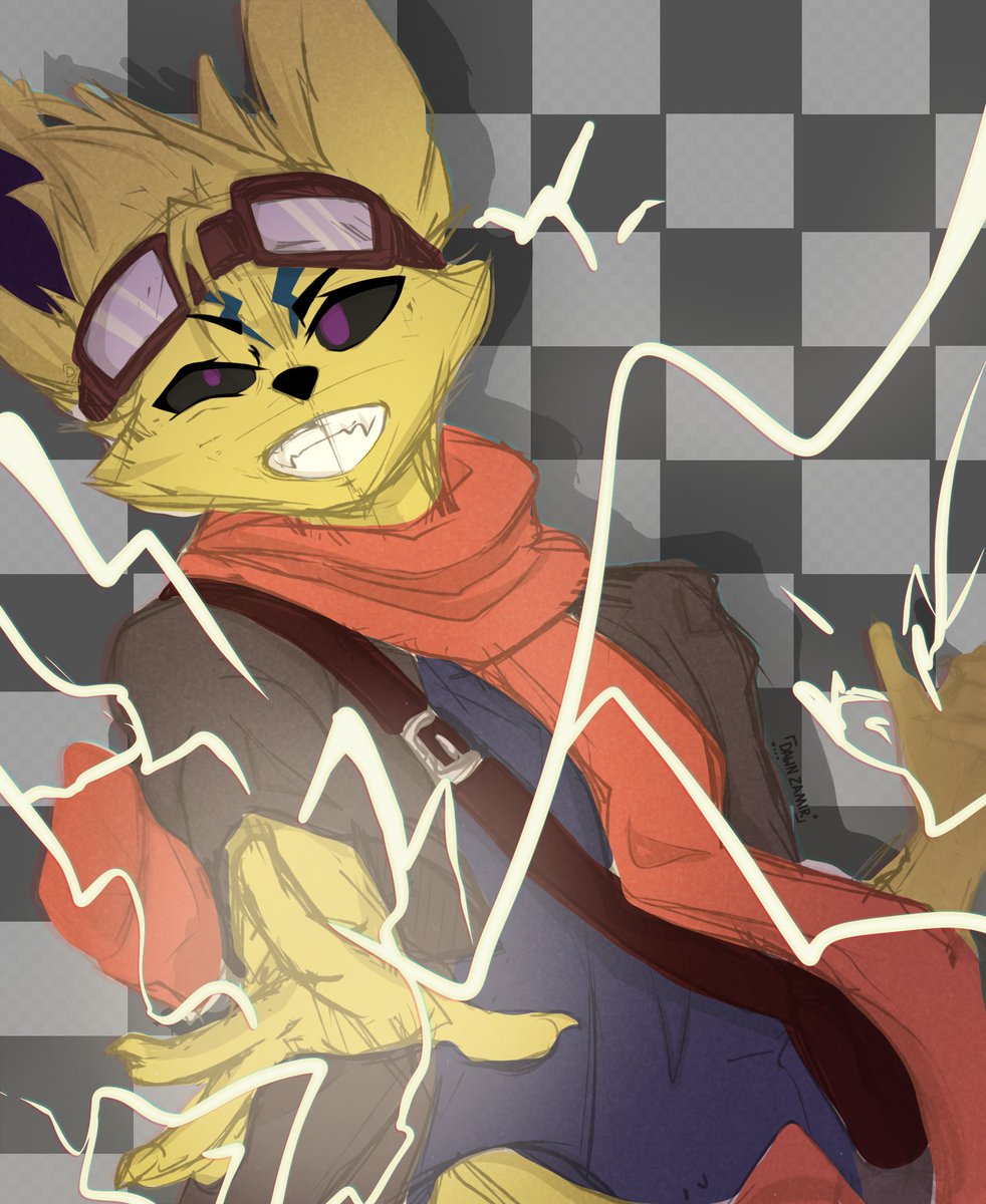 DawnZamir's tweet image. Ended up being commissioned to colour it~
Here are the results! 💛