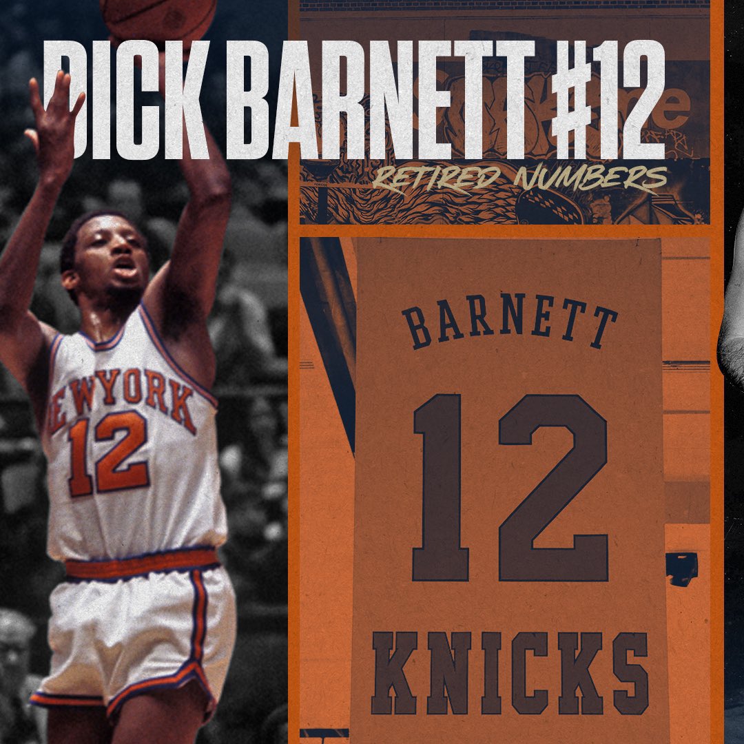 Via an out of nowhere announcement by Clyde himself live on the broadcast, Knicks legend Dick Barnett has been inducted into the Naismith Basketball Hall of Fame!

Shoutout @RealEarlMonroe who Walt said gave him the inside scoop.