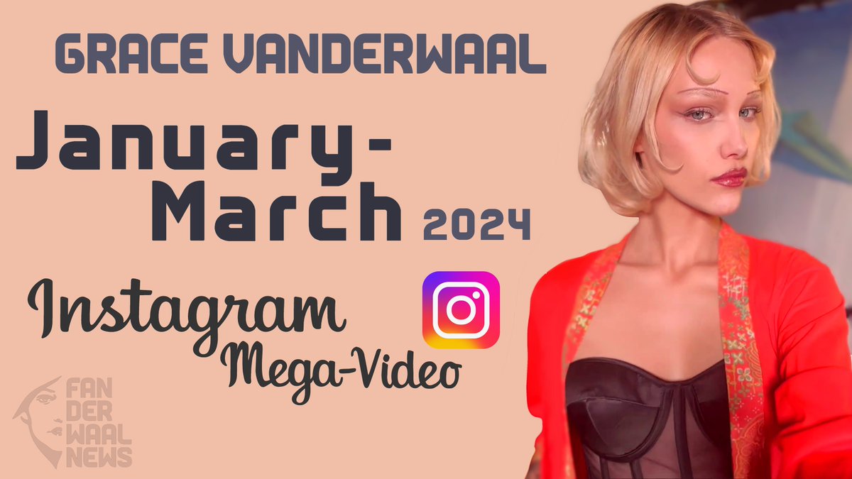 New Upload on our YouTube; @GraceVanderWaal • January–March 2024 Instagram Mega-Video 👉youtu.be/46BqUVVJW8w #SupportGraceVanderWaal #MegalopolisFilm #ChooseKindness