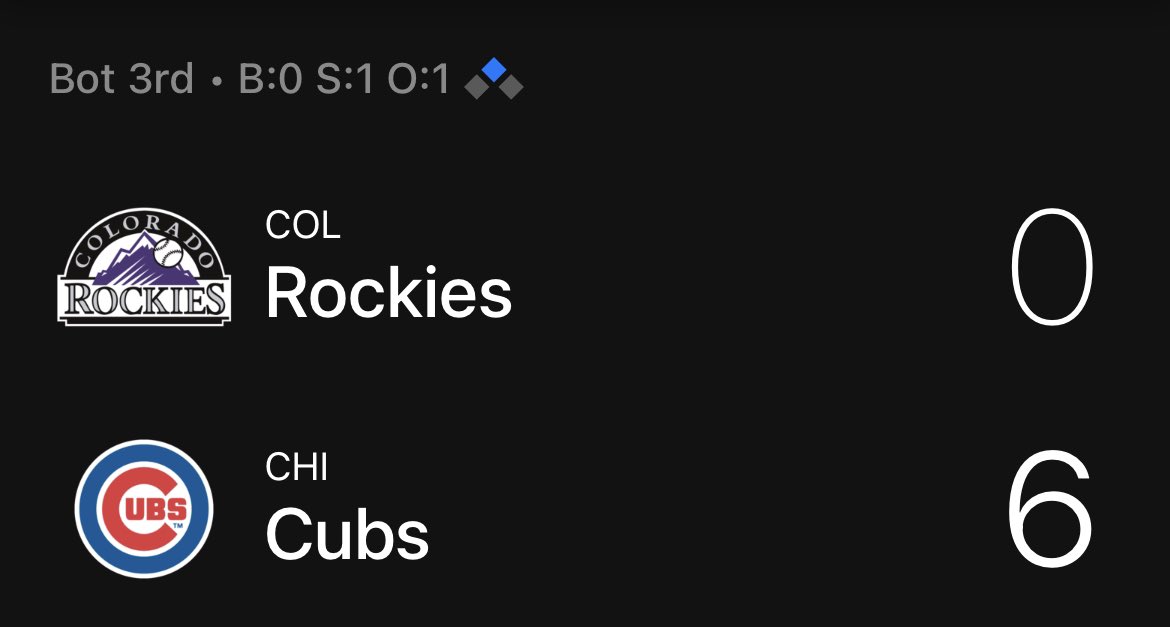 🌟POD🌟 WINNER! 🏆

⚾Rockies/Cubs 1H OVER 4.5 -108 ✅

#POD #MLB #BaseballBetting #Bet