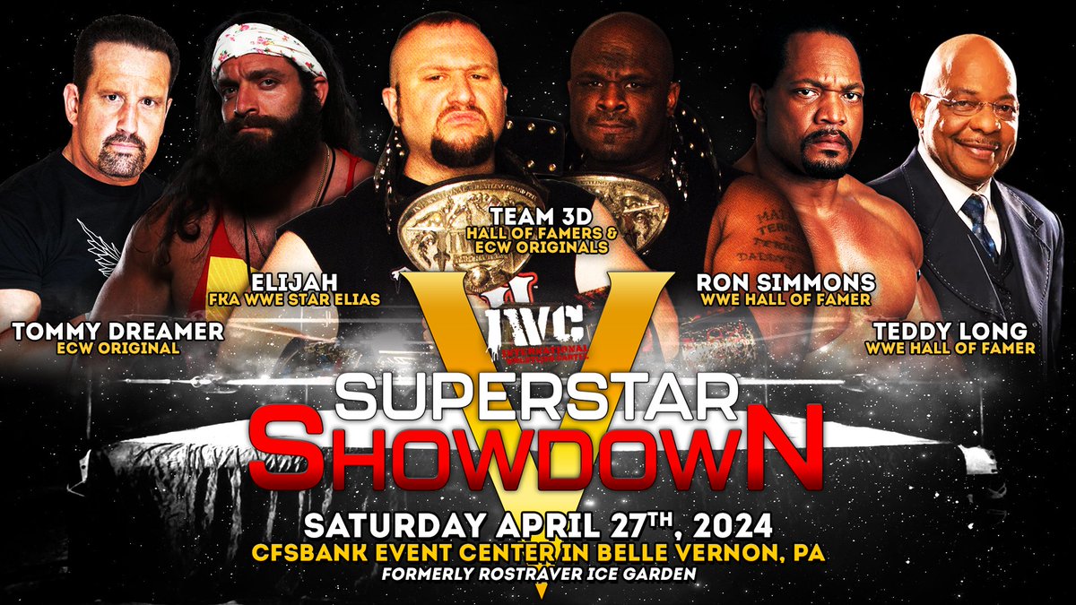 April 27th in #Pittsburgh! It doesn't get any bigger than this! Tickets at iwcwrestling.ticketleap.com/iwc-superstar-… or watch LIVE on @FiteTV!