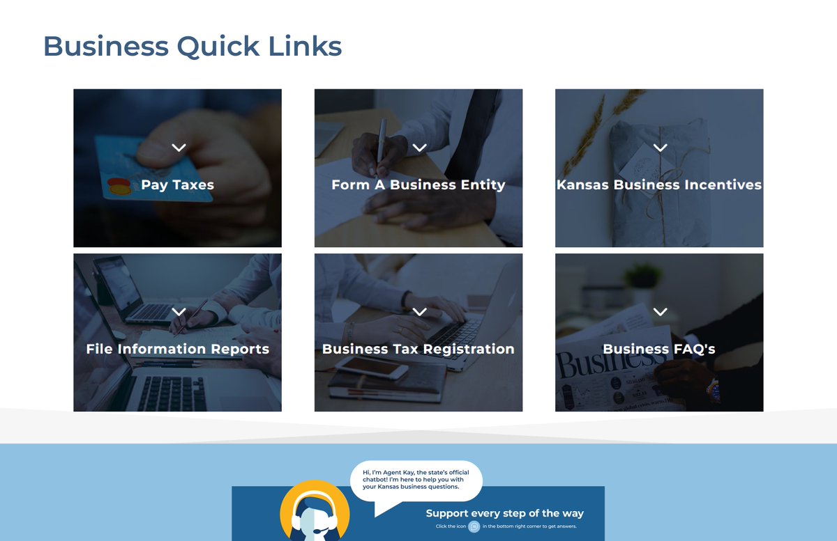 Check out the Kansas Business One Stop for easy access to specific business inquiries! Everything from forming a business entity to paying taxes, you can navigate seamlessly with quick links: ksbiz.kansas.gov #kseship #BusinessSupport #entrepreneurship