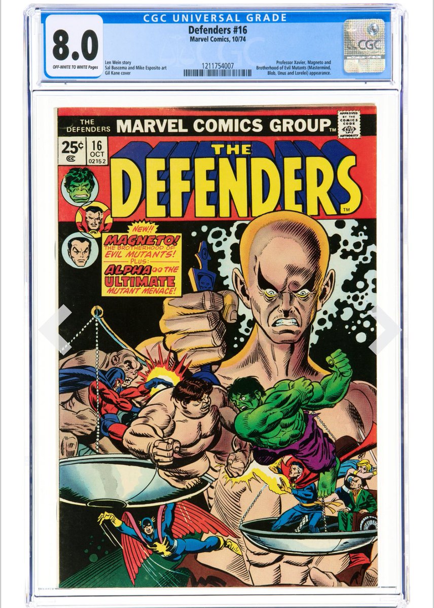 Is it possible that I am the only person in the world collecting The Defenders? Scored these three for a very very very reasonable price in the Heritage Auction tonight! Boom.