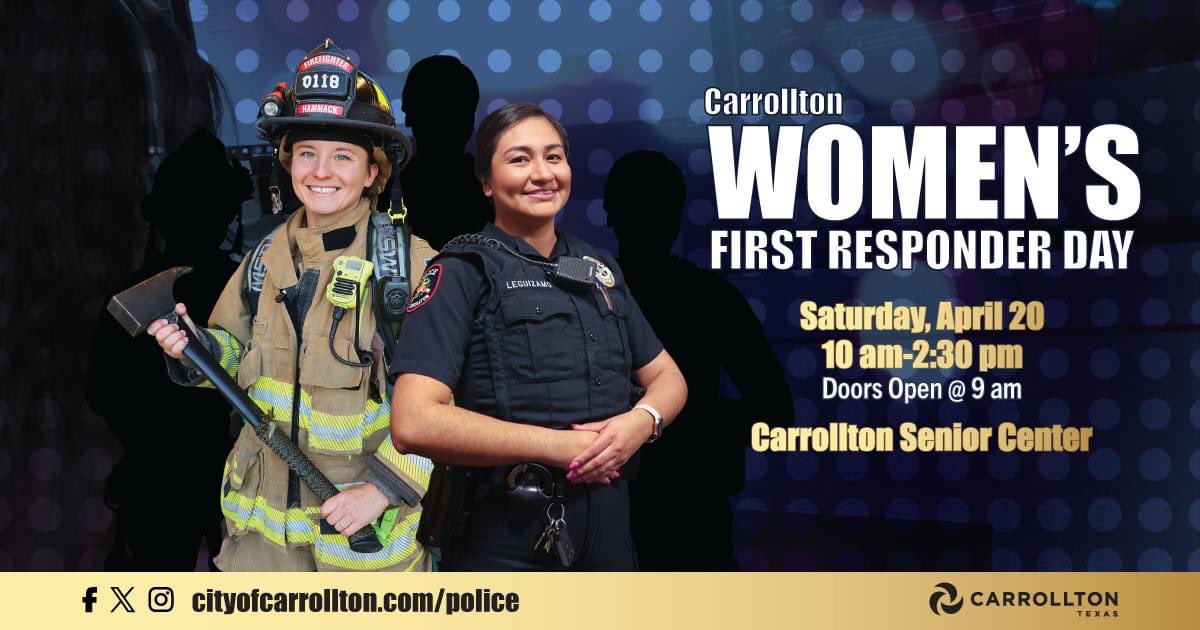 At tonight’s City Council Meeting, Mayor Babick proclaimed April 20, 2024 as Women’s First Responder Day! This proclamation expresses the councils deepest gratitude for the courage, dedication, and service of women in emergency response professions. cityofcarrollton.com/Home/Component…