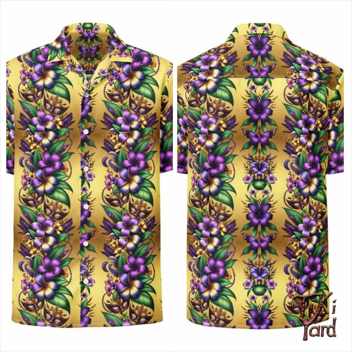 🌴 Stand out in any setting with the Masquerade Aloha Kumu - Mardi Gras Hawaiian Shirt. Dive into diverse designs.
Shop Now: thetikiyard.com
#TikiShirts #TikiBar