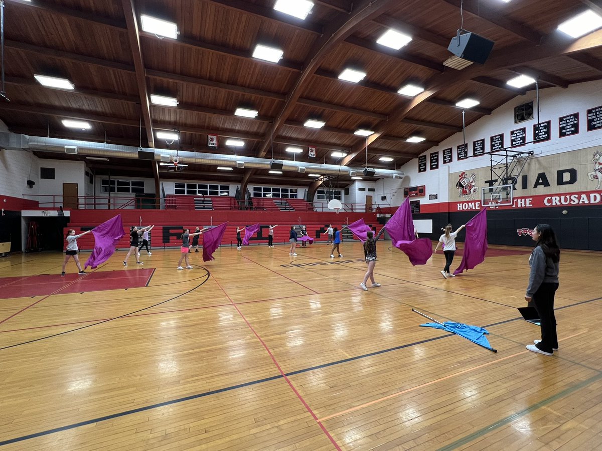 Our first ever ‘Discover Color Guard’ workshop has begun!  It’s so awesome to welcome in our 6th-11th grade Knights and future Knights! 

Our next workshop is this Thursday (6:00pm-8:00pm) at TMS. All are welcome!