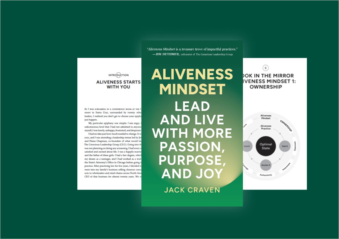 📖#BOOKALERT🌟 <a href="/WIAuthors/">Weaving Influence PR</a> 

Official release of #AlivenessMindset: Lead and Live with More Passion, Purpose, and Joy by #JackCraven. 

Discover the joy of being alive. "Take nothing for granted. It’s great to be alive." 

#BookLaunch Get your copy today👉bit.ly/3Hg2Vj2