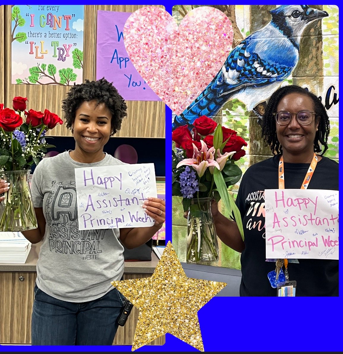 Celebrating two AMAZING Assistant Principals this week for #AssistantPrincipalAppreciationWeek ⁦⁦@Golbowtweets… Creating a legacy…every student, every day! ⁦@NakeshaMSmith⁩ ⁦@TamikaJ_katyisd⁩