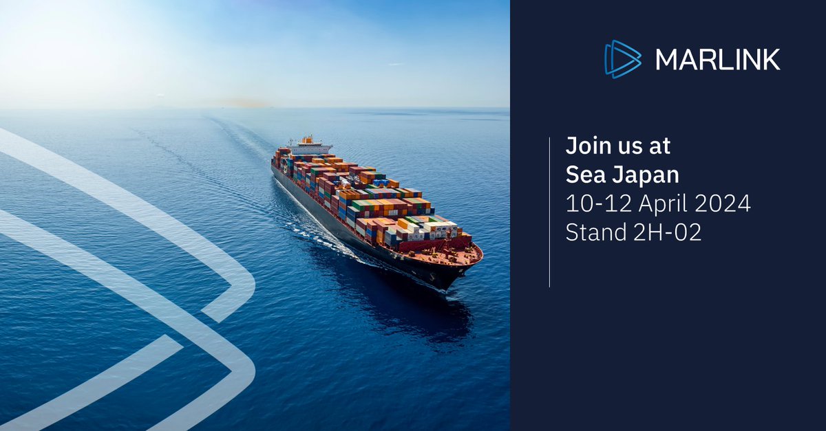 Have you registered for #SeaJapan? We’ll be at Tokyo Big Site on stand 2H-02 from 10-12 April. Discover how we can revolutionise your #digital communications & seamlessly #connect you worldwide. Email 📧 sales.japan@marlink.com to make an appointment. seajapan.ne.jp/en/