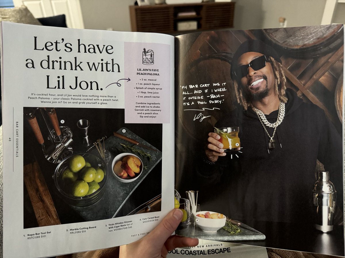 That’s it Lil Jon for Wayfair is my fav placement of the year