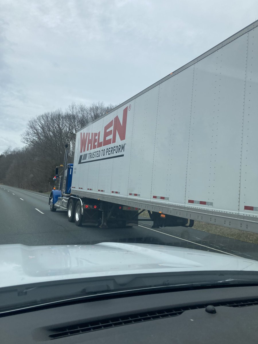 Good to see our friends from @WhelenEng on 91⬆️ today. Truck even has a NWMT plate..👍🏻 Thank you for all you do