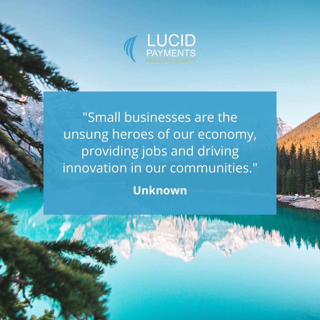 Lucid_Payments's tweet image. Cheers to the unsung heroes of our economy – small businesses! 🙌

#lucidpayments #localchoice