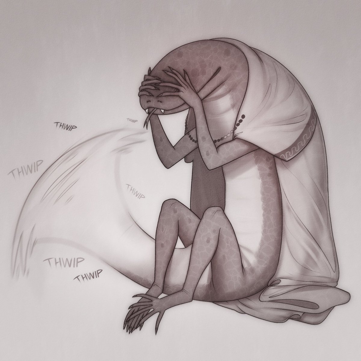 a flustered Zorayas sketchy