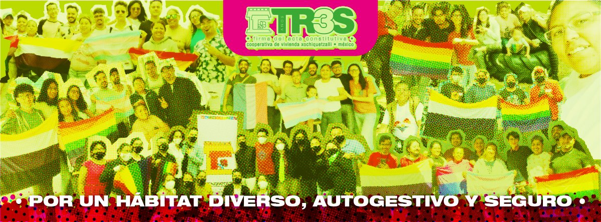 Iniciamos abril, mes en donde cumplimos 3 años de nuestra constitución y con ello, 3 años en lucha por la vivienda digna para todas las familias. Celebremos juntxs nuestro TERCER #AniversarioXochiquetzalli.

Por un hábitat diverso, autogestivo y seguro.