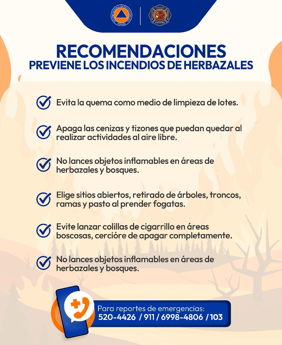 #CampañaDePrevención ⚠️ 🔸 Incendio de Herbazales 🌾🔥🌾 #fuego #masavegetal #IncendiosForestales