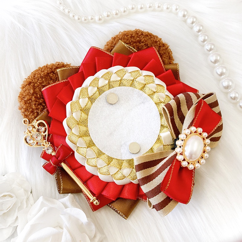 🌸新商品発売記念🌸
プレゼントキャンペーン🎁✨

本日発売の「くま耳付きロゼット」(g-triger.net/items/6604d1de…)6色を各1名様にプレゼント🐻🗝️

【応募方法】
💫このアカウントをフォロー
💫この投稿をリポスト
💫2024年4月14日〆
💫欲しいカラーを引用で確率アップ！

ご応募をお待ちしております💞