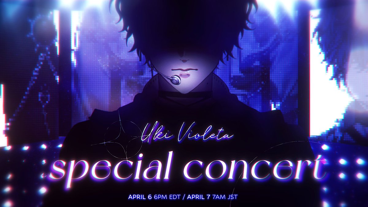 💜 Special Concert! 💜 🗓️ Apr. 6th at 6PM EDT | Apr. 7th at 7AM JST youtube.com/live/XK0A1tqpd… #VioletaStage Thumbnail | Petra Gurin #UkiVioleta #UkiLive #NOCTYX