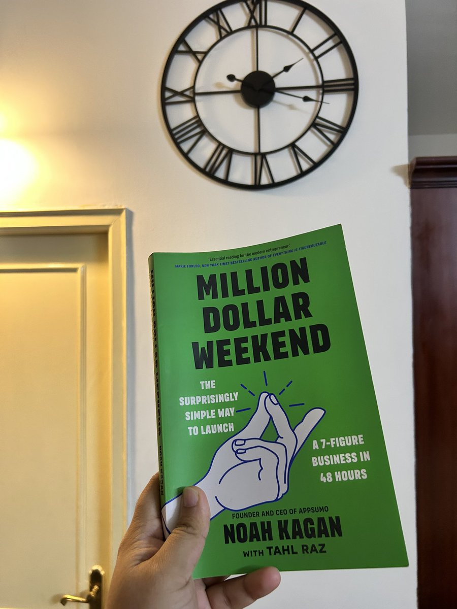 This is definitely not a book to read before you sleep, I am soo pumped I couldn’t stop reading it! 

<a href="/noahkagan/">Noah Kagan</a> I haven’t finished the book yet, but I know this is going to level me up!