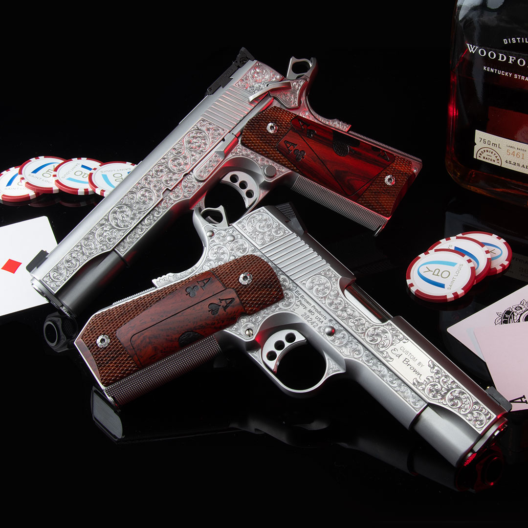 EdBrownProducts's tweet image. #edbrown #edbrown1911 #pairofaces #custom1911 #engraved1911 #handengraving #45acp #pewpew