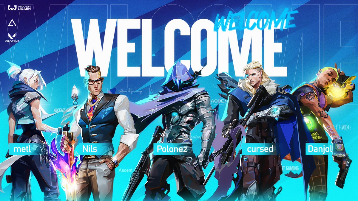 AGnordic's tweet image. They&apos;re here and they are beautiful😍

🇳🇴@imNilsw 
🇳🇴@Danjol123 
🇳🇴@elcursedd 
🇳🇴@metl1_ 
 🇵🇱@polonEZ__ 

Our Valorant roster for Division 2 Spring 2024!

They went undefeated last split under DMG, now they&apos;re here ready to run it back! @ggligaen 

Made by @muskelken