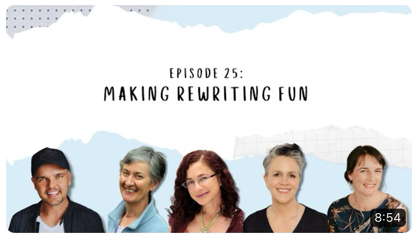 Rewriting is hard. For kids & adults. What to leave out? What to keep in? Why is it so bad? I should just give up! But it doesn’t have to be this way. In this short podcast five established authors share how to make rewriting fun. #writing #loveozmg youtu.be/ZVHYufqjQpI?fe…