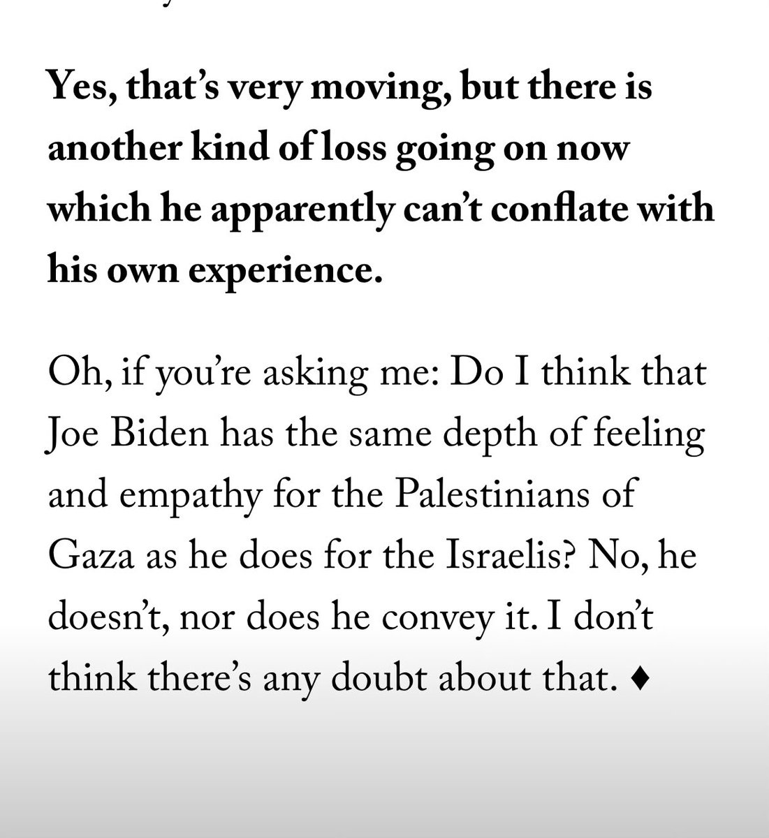 This is a fascinating interview. And at the end - Aaron David Miller says out loud what countless Muslim and Arab-Americans have told me, including some who’ve met with the President and his senior staff behind closed doors.