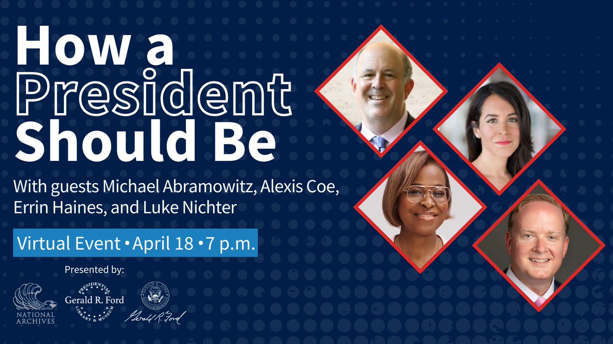 Tonight's the night! Join us for 'How a President Should Be,' featuring four distinguished thought leaders, @abramowitz, @AlexisCoe, @errinhaines and Luke Nichter, as they delve into the qualities and vision needed for effective presidential leadership. zoomgov.com/webinar/regist…