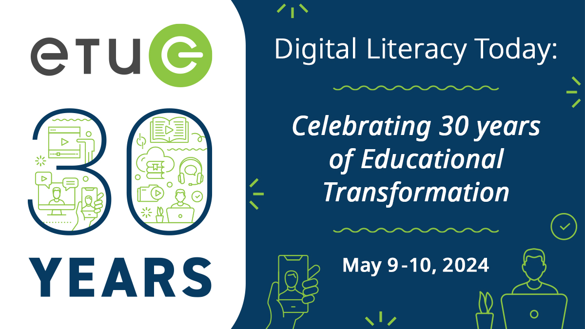 Join us for the @ETUG spring workshop! Celebrating 30 years of educational transformation at Simon Fraser University’s Segal Building on May 9-10. Can't make it in-person? Livestream option available. Get your tickets now: ow.ly/wr8n50R4CXy