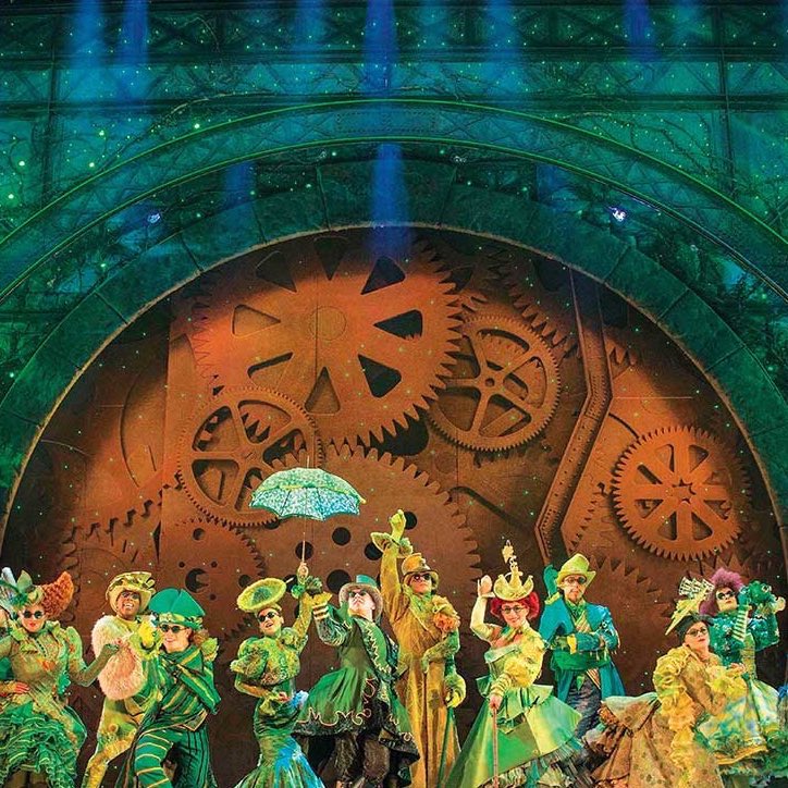 And the TomTom clock gives Wicked on Broadway