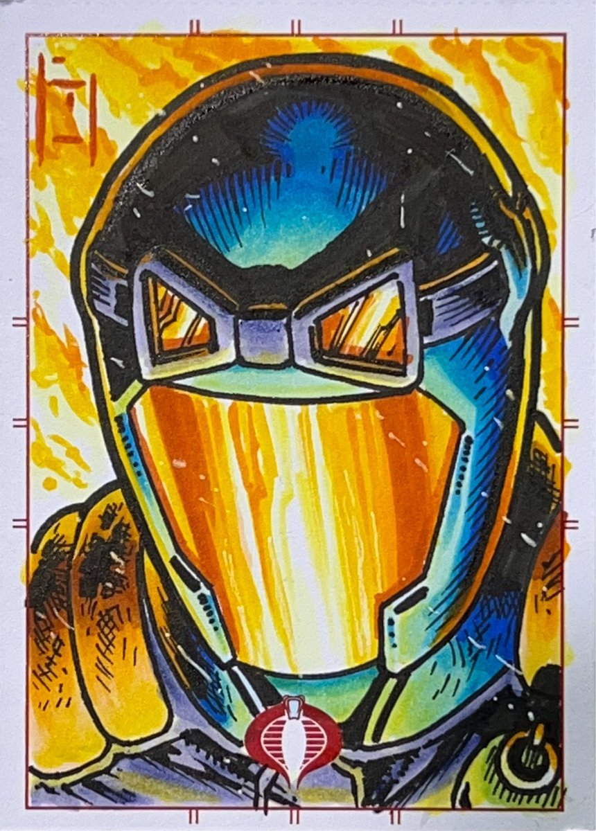 I hope yall like this #blanksketchcard #commission of a #cobra #viper!!

@GIJoeMovie

@GIJoeOfficial

@Skybound

@Hasbro

#supportyourlocalartist #supportyourlocalcomicartist #supportyourlocalartists #supportyourlocalindieartist #indiecomics #indiecomicartists #comic #comics