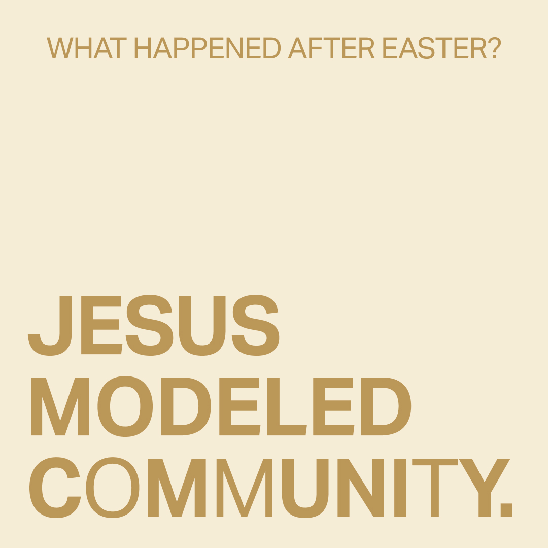 Jesus was never too busy to stop and show He cared. Open the Bible App and read about how Jesus prioritized community in Luke 24:13-32 and John 21:1-14.