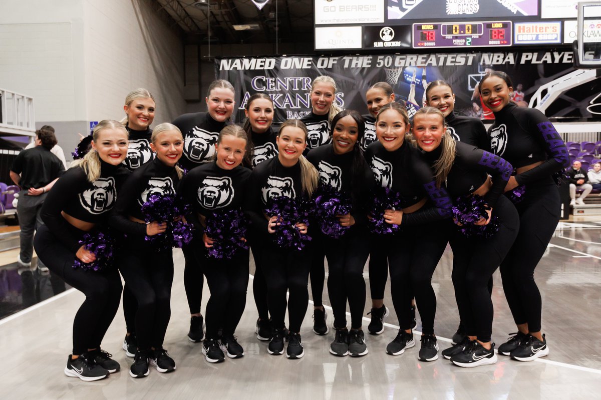 Join us Sunday in the Farris Center at 6 PM for a send off performance by UCA Cheer & Dance teams! The Bears & Honey Bears will be traveling to Daytona, FL to compete in the NCA & NDA College Nationals next week! #BearClawsUp