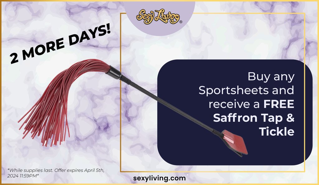 We're excited to celebrate the launch of Sportsheet by offering a special gift with your purchase! Hurry, you only have 2 more days to take advantage of this deal! Subscribe to our newsletter to receive the latest deals more promptly! #sexpositive #adulttoys #dropshipping #b2b