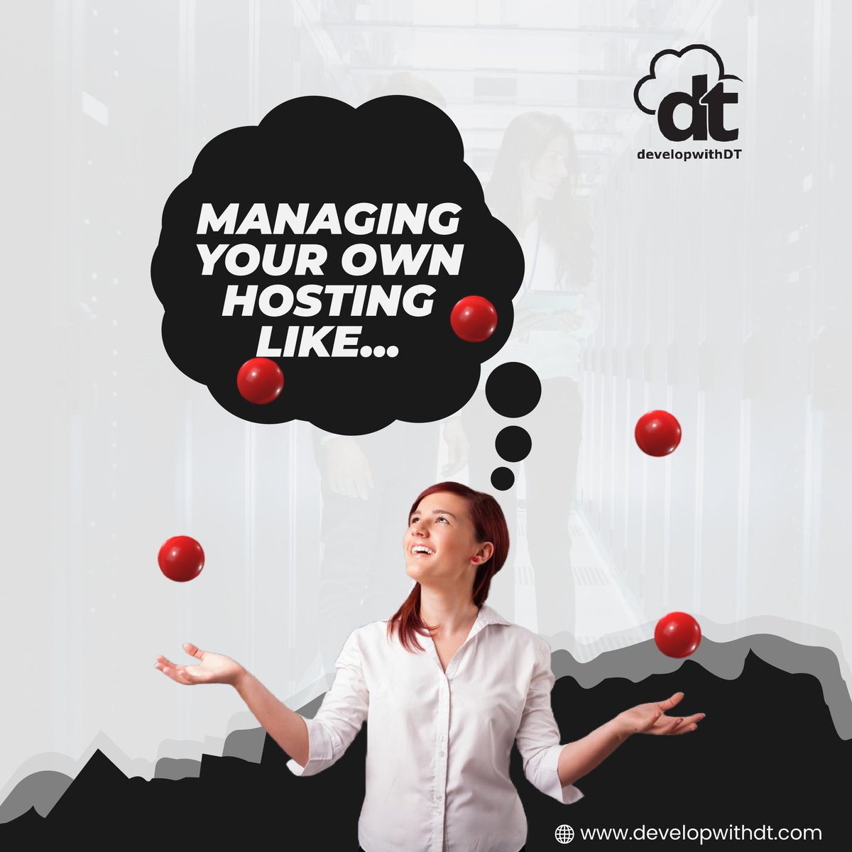 Managing your own hosting like a pro! Don't drop the ball on your website's performance. Follow us for expert tips and tricks ! developwithdt.com #HostingHacks #WebMastery #TechSavvy #newjersey #newyork