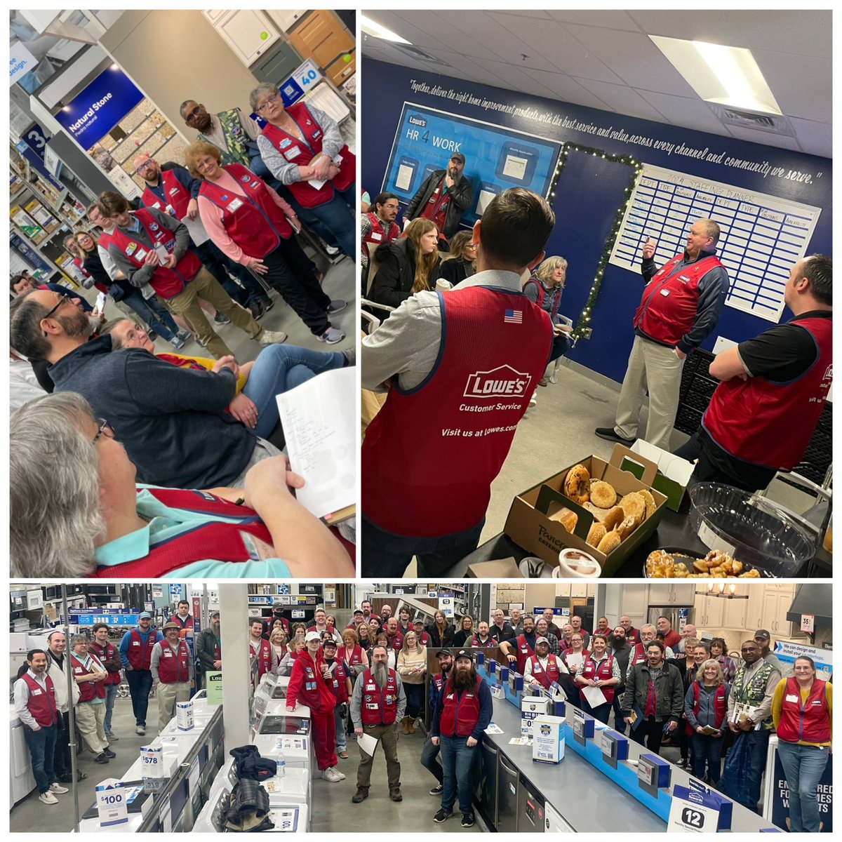 Lowes2374's tweet photo. #District #1282 had our #Appliance Event #Training today! We got to #Celebrate #Top #Performers from last year! Then we got to learn from all our #Awesome #Vendors about #Products, #LPP, #LeaseToOwn and #Credit!@Anthony_Battle1 #hungrytowin #LG #GE #Bosch #Whirlpool #lowes https://t.co/s2teItu44i
