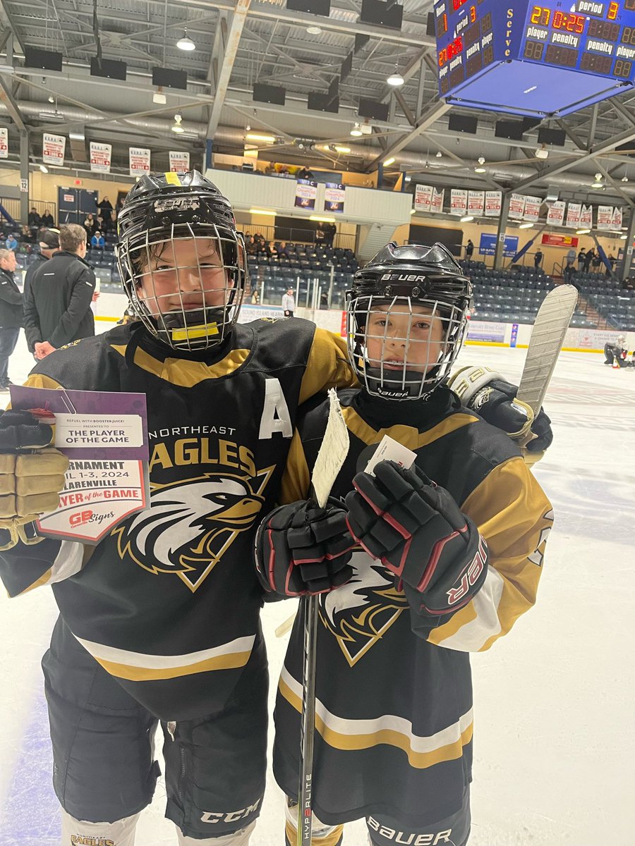 Our third game of the tournament was a tough 6-1 loss. Player of the game was Ben Quinlan and Hardest Worker was Matthew Summers! Keep Working Fellas!! <a href="/ne_eagles/">Northeast Eagles</a>